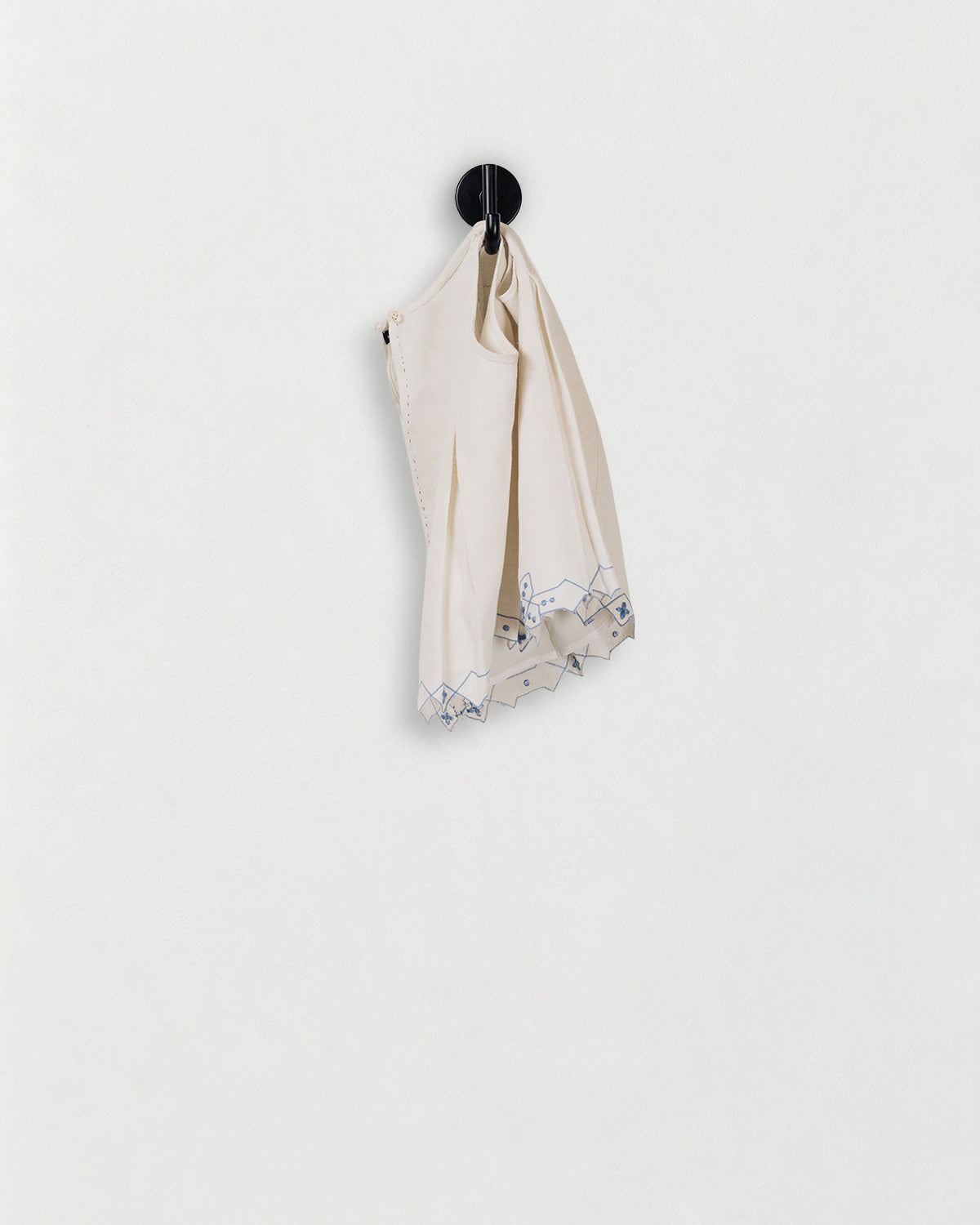 Simple Tank with Pleated Shoulder — styled view