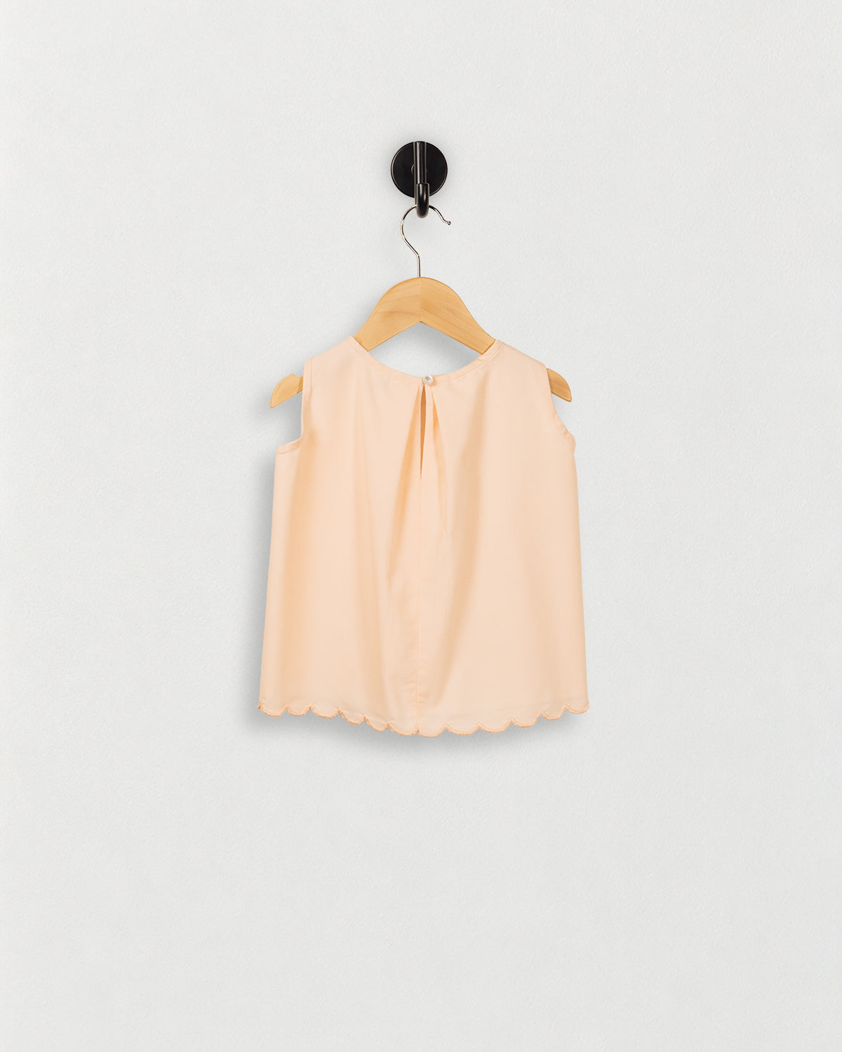 Simple Tank with front and back pleat — back view