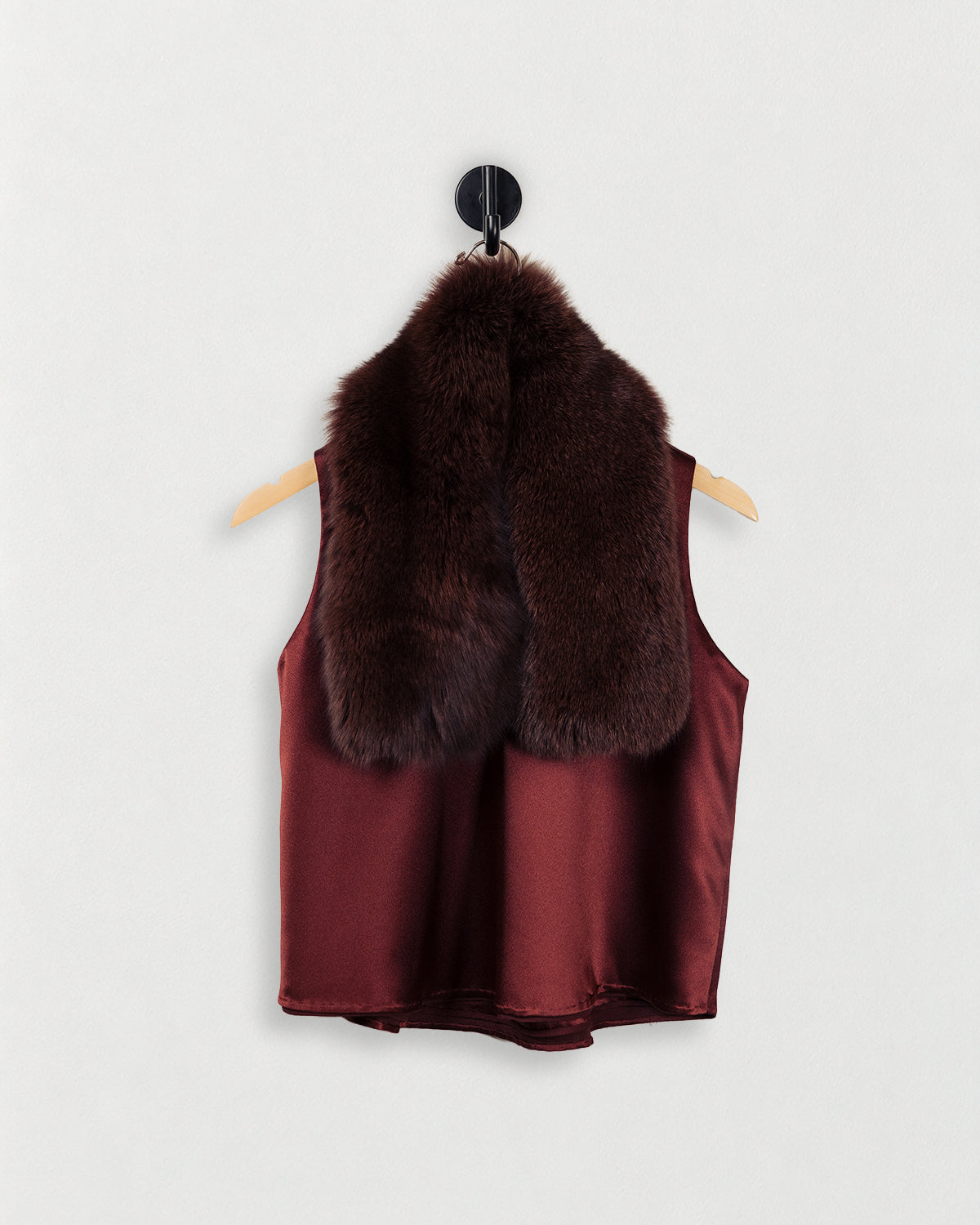 The Fur Shawl — back view